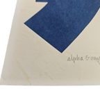 Gerrit Westerveld - 'Alpha En Omega' - Zeefdruk - 1990 thumbnail 2