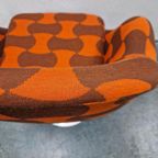 Jaren 70 Tulpstoel Oranje Fauteuil Spaceage Stoel thumbnail 17