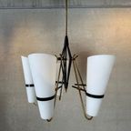 Vintage 1950’s Hanglamp – Opaline thumbnail 7