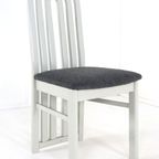 Set 4 Vintage Eighties Stoelen 'meern' Nieuwe Bekleding thumbnail 8