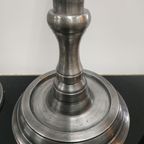 Set Industriële Retro Tafellampen Metaal Geborsteld thumbnail 12