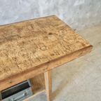 Oude Werkbank Werktafel Sidetable Badkamermeubel 55X170 Cm thumbnail 6