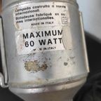Vintage Looplamp Geel Met Zinken Kapje thumbnail 5