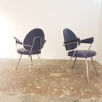 Mid Century W.H. Gispen For Kembo – “Model 302” Set Of 2 Chairs thumbnail 6