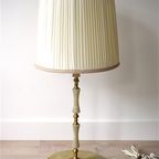 Vintage Tafellamp Vloerlamp Marmer/Onyx Goud thumbnail 2