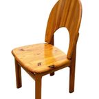 Vintage Set Van Vier Rainer Daumiller Grenen Stoelen Design thumbnail 3
