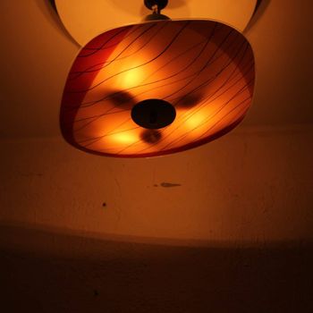 Retro Plafondlamp Roze-Rood