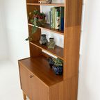 Scandinavisch Vintage Teak Fineren Boekenkast Stenstund thumbnail 4