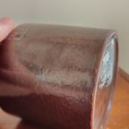 Vintage West Germany Bloempot Bruin Retro Keramiek thumbnail 7