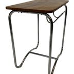 Vintage Art Deco / Bauhaus Stijl Bijzettafel Sidetable 60's thumbnail 15