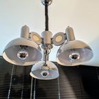 Mooie Vintage Chrome Space Age Hanglamp Van "Massive" Jaren 70S thumbnail 18