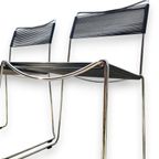 Paar Jodi Spaghetti Stapelbare Stoelen, Sintesi, Italië, 80s thumbnail 3