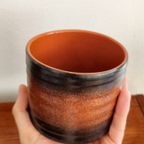 Vintage Bruin Oranje Terracotta Bloempo thumbnail 11