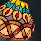 2 Beschikbaar Glas In Lood Tafellampen Jaren 20 Stijl thumbnail 2