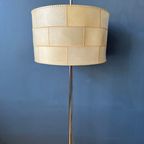 Mid Century Staff Leuchten Lederen Vloerlamp thumbnail 8