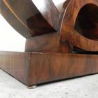 Art Deco Stijl Consoletafel Met Verschillende Soorten Ingelegd Hout thumbnail 22