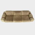 Mid Century Modern Lounge Sofa Bank In Leer, 1960s thumbnail 3