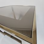 Belgo Chrom - De Wulf - Bijzettafel - Hollywood Regency Stijl - Jaren 70 thumbnail 2