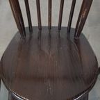Set Van 4 Vintage Houten De Ster Gelderland Design Spijlen Stoelen thumbnail 8