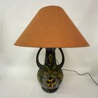 Large West Germany Ceramic Floor / Table Lamp , 1970’S thumbnail 10