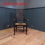 Mahoniehouten Bureaustoel Met Draaifunctie thumbnail 19