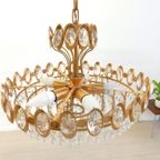 Vintage Kroonluchter Palwa Palme Walter Lamp Hanglamp 60S thumbnail 8