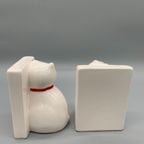 Vintage Boekensteunen Katten Keramiek thumbnail 5