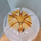 Mazzega Vloerlamp In Verchroomd Metaal En Glas, Jaren 60-70 thumbnail 9