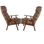 Set Scandinavische Stijl Fauteuils Teak 1960S thumbnail 2