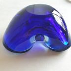 Vintage Murano Glas Asbak Prachtige Blauw Tinten thumbnail 10