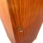 Vintage Compacte Kledingkast Wandrobe Jaren 60 Teak Kast thumbnail 19