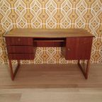 Vintage Sixties Bureau Teak thumbnail 2