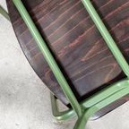 Vintage Marko Stoelen, Groen Opnieuw Gepoedercoat Frame. thumbnail 4