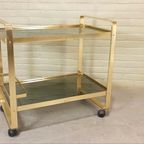 Vintage Trolley Barcart Serveerwagen, Av Handwerk thumbnail 15