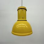 Fontana Arte Yellow Industrial Hanging Lamp , 1970’S thumbnail 15