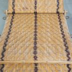 Geweldige Brocante Inklapbare Vintage Franse Rotan Lounge Fauteuil/ Deckchair thumbnail 6