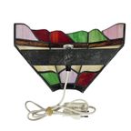 Wandlamp - Tiffany Stijl - Glas En Lood - 3e Kwart 20e Eeuw thumbnail 5