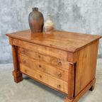 Antieke Empire Ladekast Buffet Commode thumbnail 8