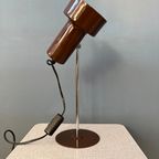 Vintage Bruine Verstelbare Ruimtetijdperk Bureaulamp thumbnail 5