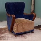 Uniek Frans Antiek Art-Deco Kinderfauteuiltje thumbnail 8