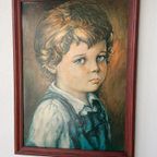 Vintage Print Jaren 70 Huilende Jongen Kind thumbnail 17