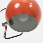 Oranje 70's Vloerlamp Met Verstelbare Bol thumbnail 2