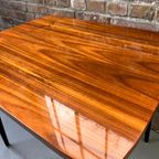Vintage Hoogglanzende Houten Cocktailtafel, Salontafel Jaren 60, Mid Century Bijzettafel. thumbnail 14