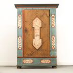 Antieke Beschilderde Bruidskast 1788 thumbnail 2
