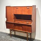 Vintage Retro Teak Midcentury Highboard Wandkast thumbnail 4