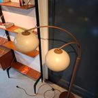 Vintage Dubbele Dijkstra Booglamp thumbnail 4