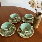 Majolica Koffietassen Schelp thumbnail 5