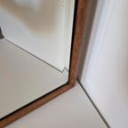 Antieke Spiegel Facet Geslepen Rand Wandspiegel Houten thumbnail 11
