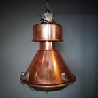 Industriële Tanex Fabriekslamp – Koper thumbnail 2