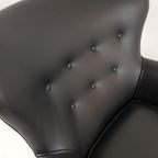 Artifort Fauteuil | Theo Ruth Zwart Skai Leer Damesmodel thumbnail 5